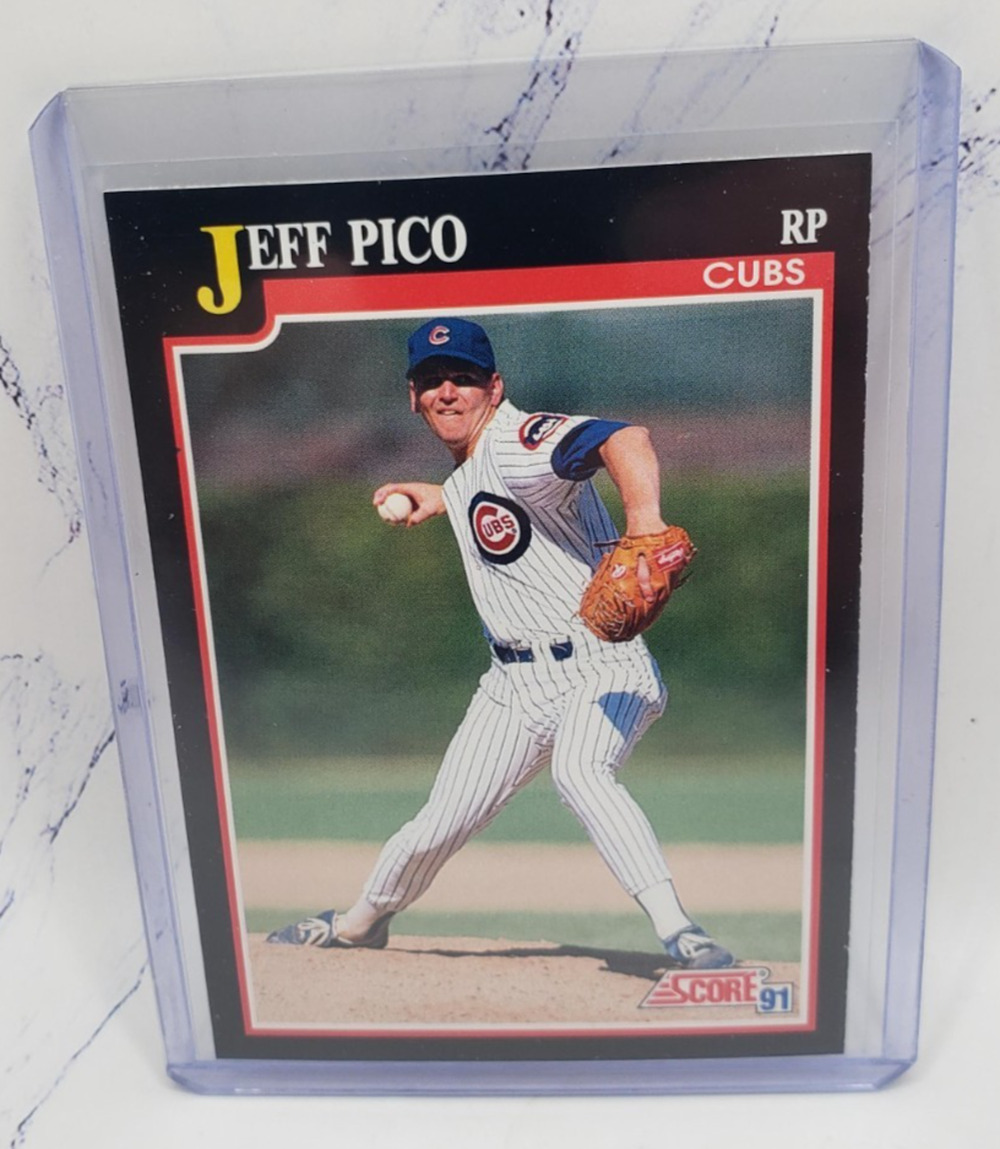 1991 Score Jeff Pico Chicago Cubs Baseball Card